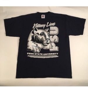 Vtg 90s PENN STATE NITTANY LIONS T SHIRT XL TNT